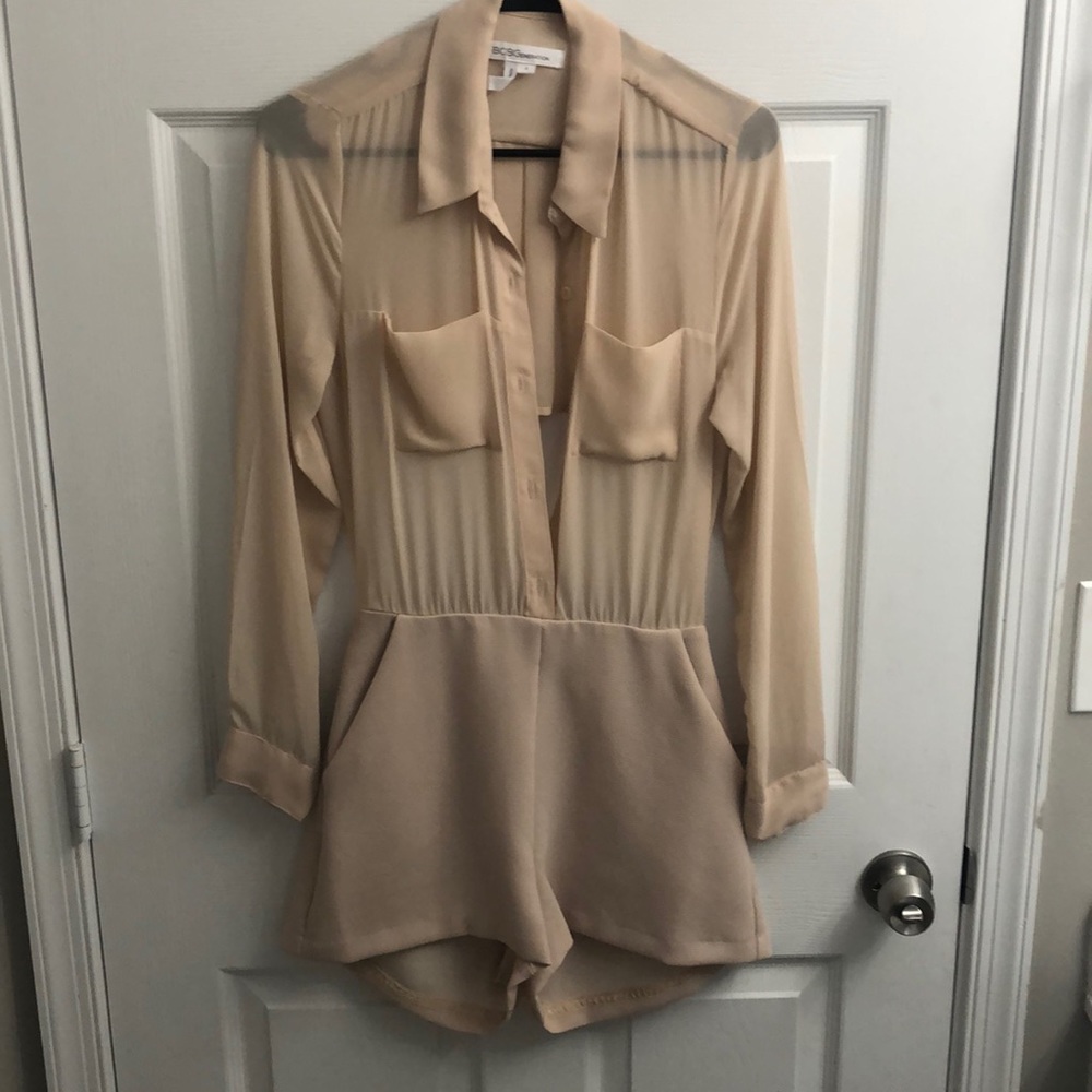 BCBGeneration button up romper